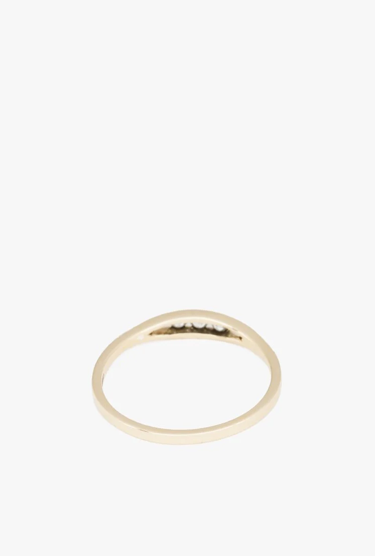White + Black Diamond Float Ring - Image 3