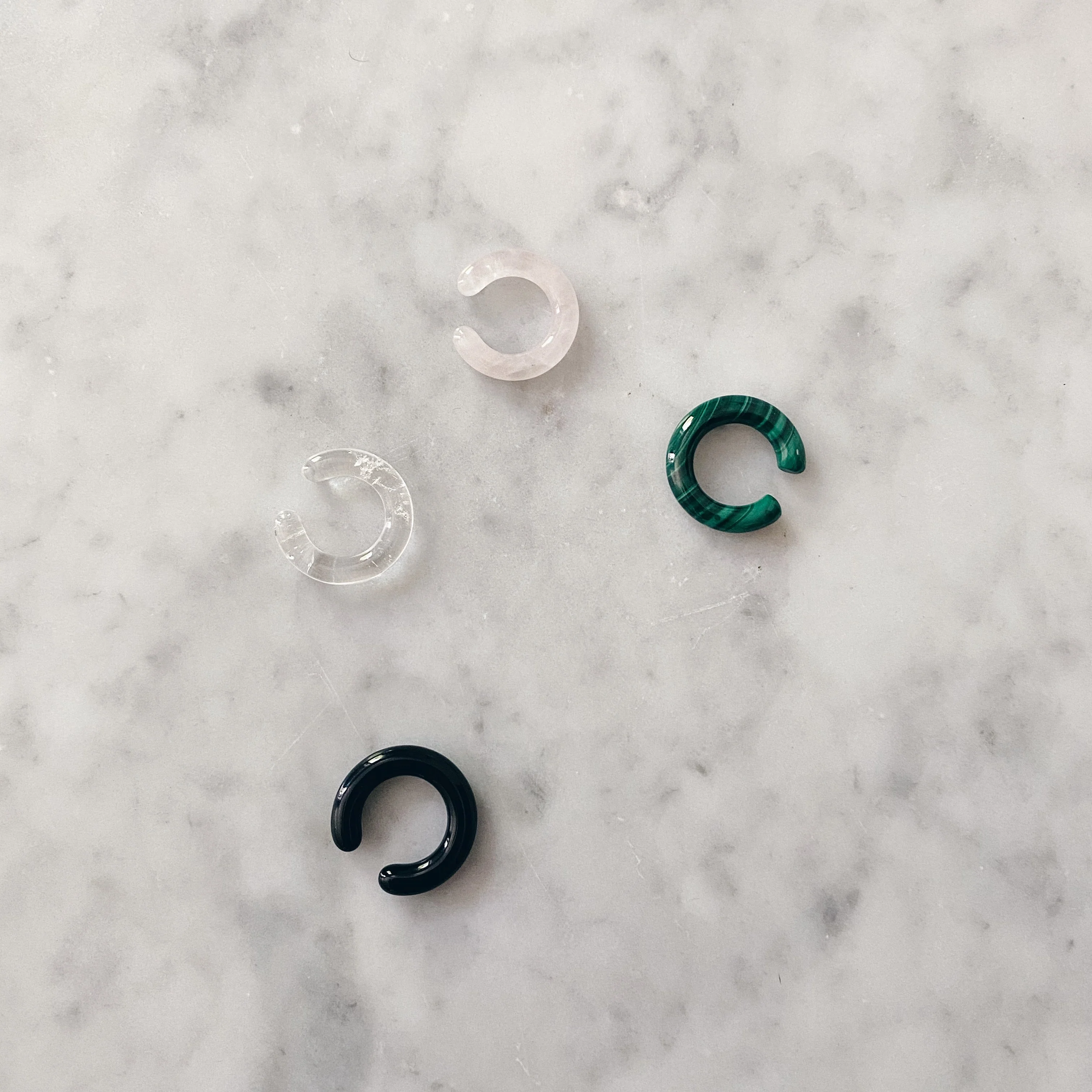 Francis Mini Ear Cuff - Malachite - Image 4