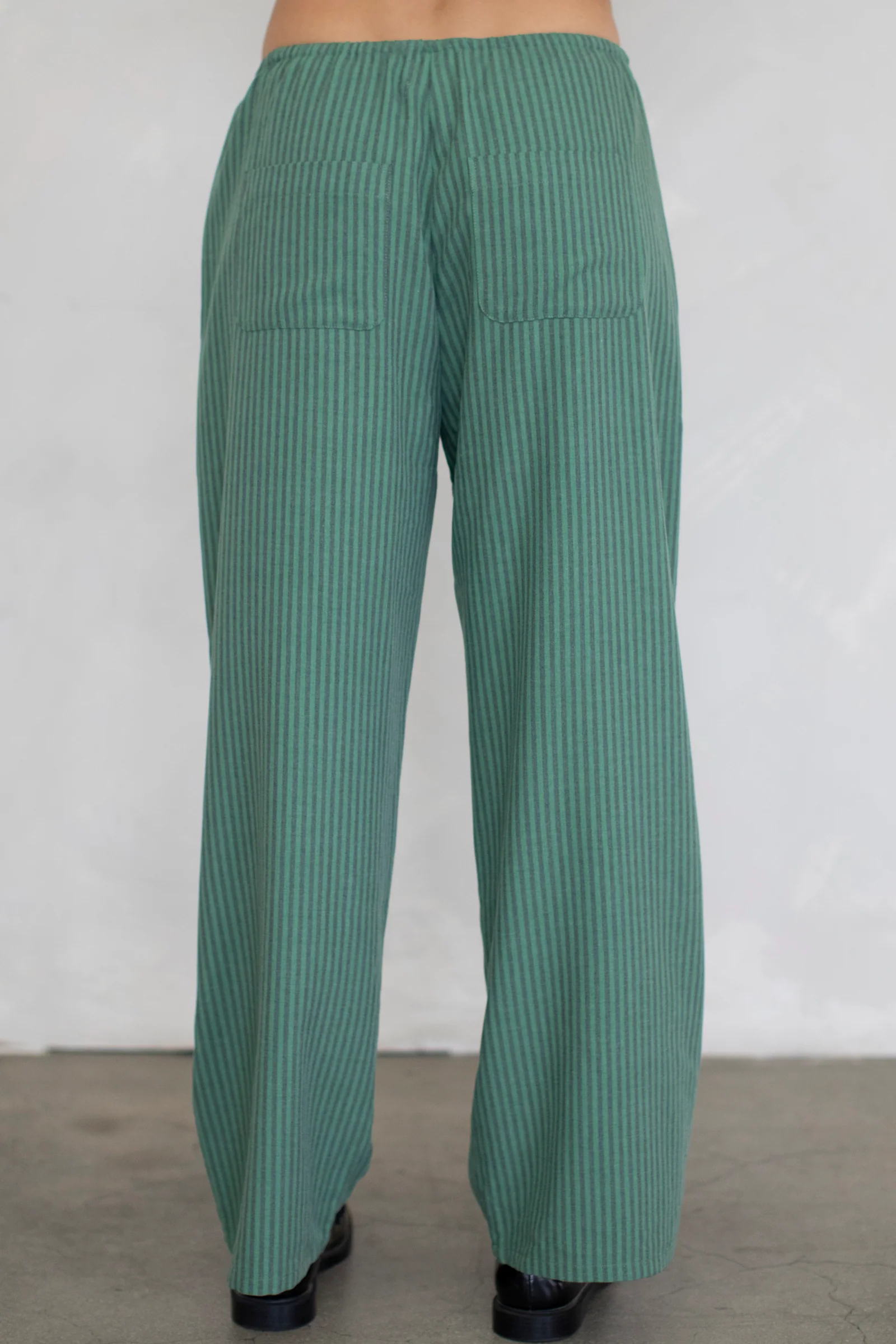 Frankie Stripe Pants in Juniper - Image 3