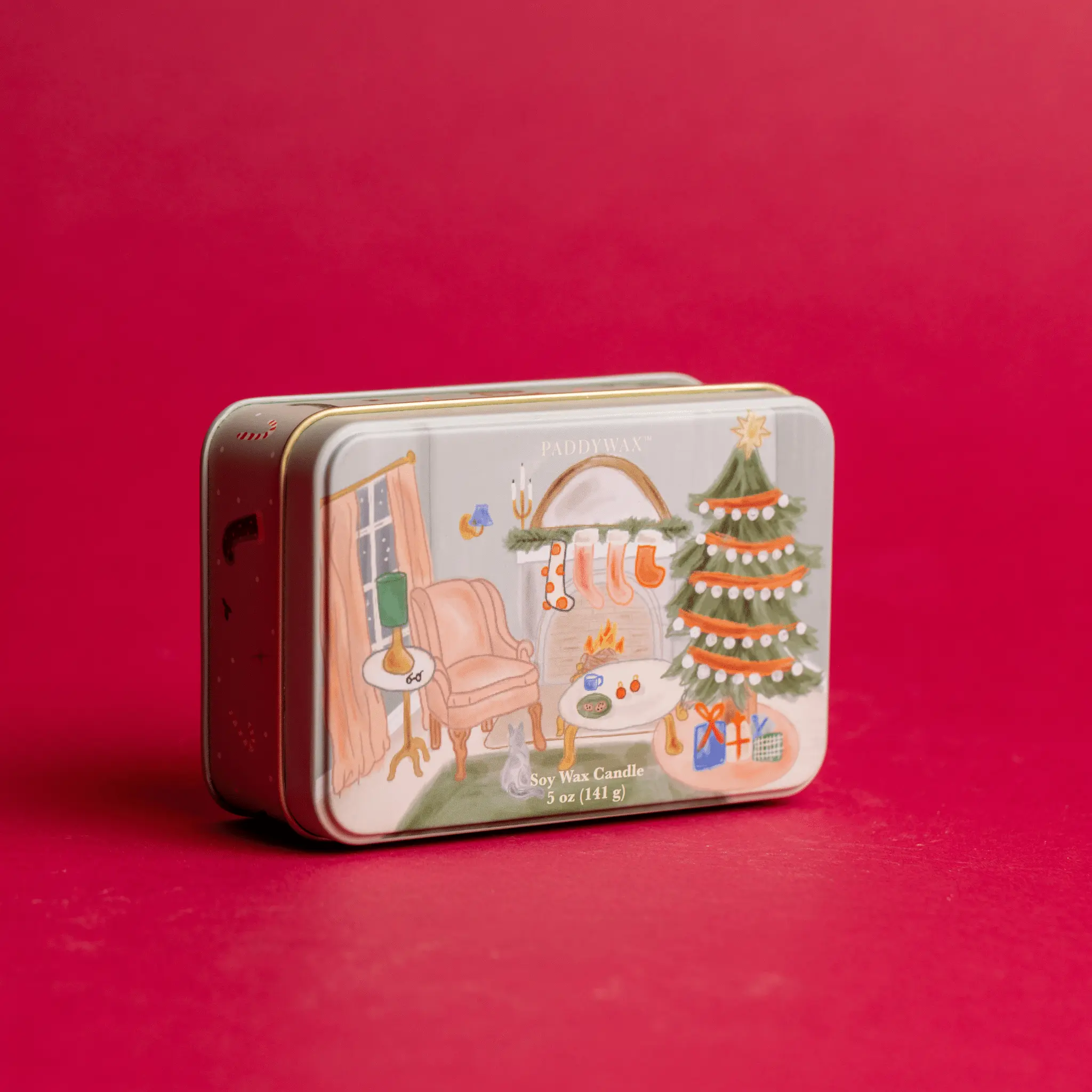 Holiday Tin Candle in Persimmon & Chestnut - Image 3