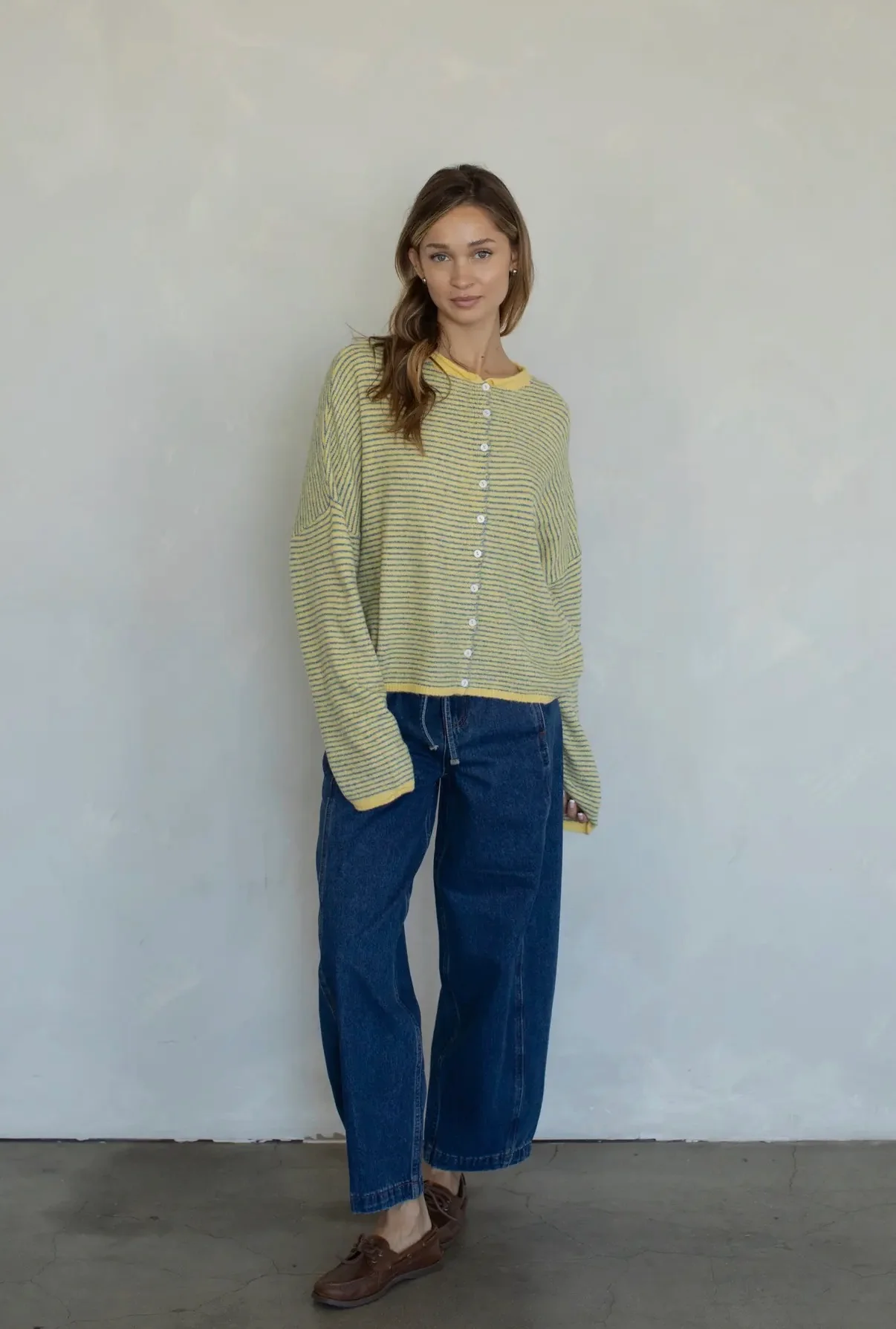 Maisie Sweater in Mini Butter Stripe - Image 5