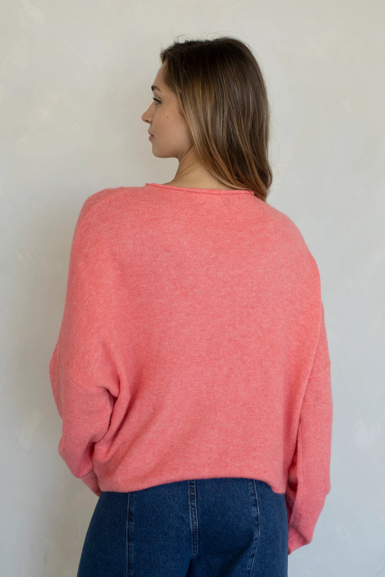 Maisie Sweater in Peach - Image 4