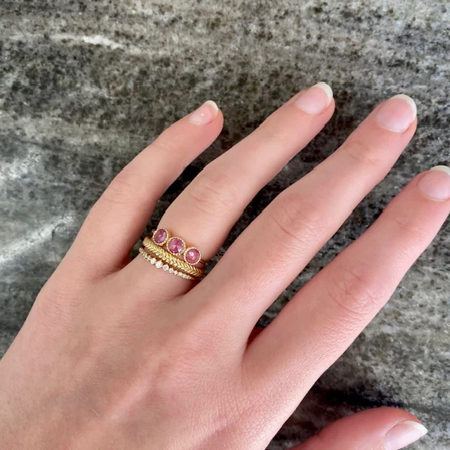 Pink Sapphire Aria Ring - Image 4