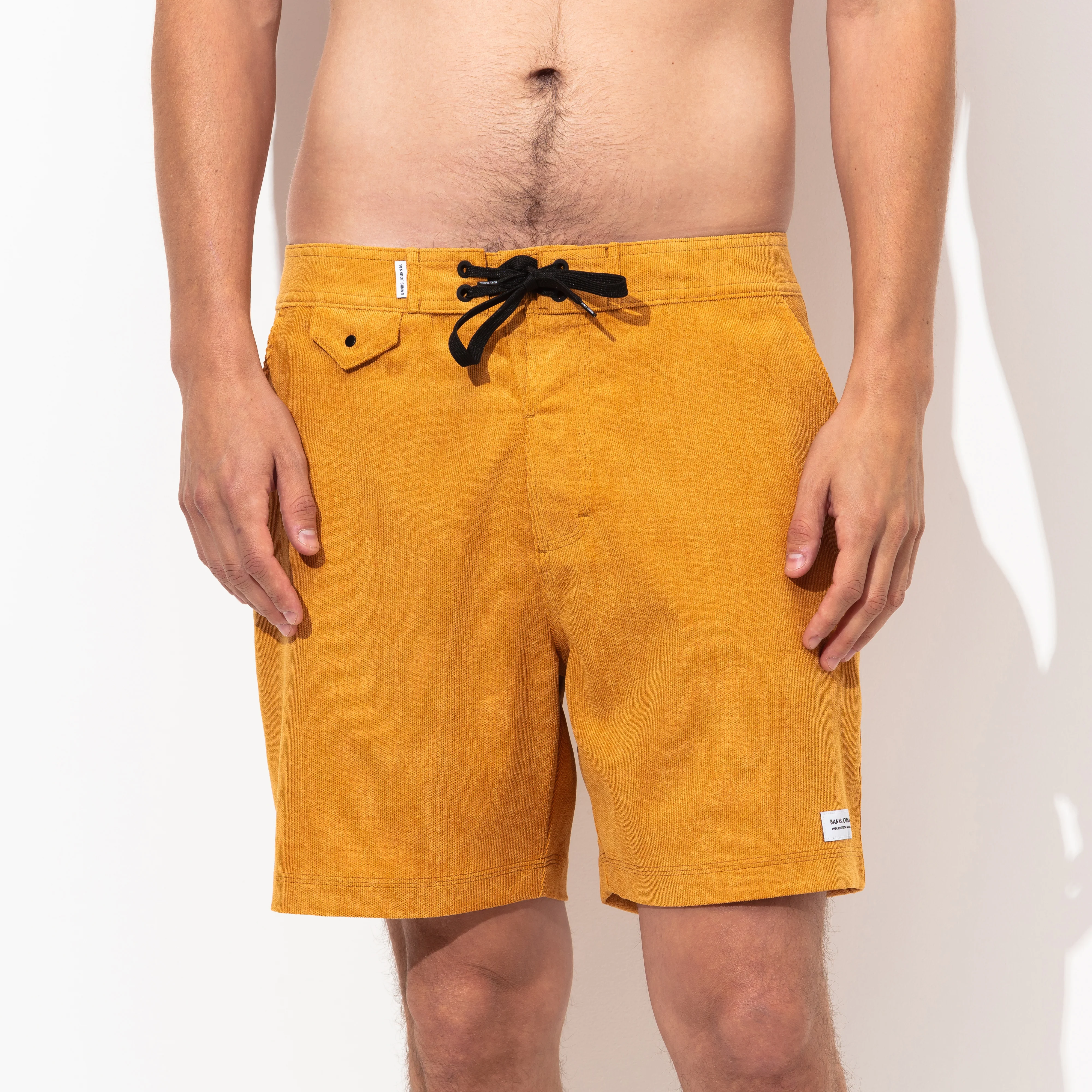 Slow Boardshort in Dark Mustard - Image 3
